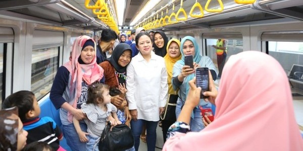 Puan Sambut Baik Beroperasinya LRT Jabodetabek