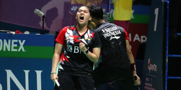 Xpora Indonesia International Challenge 2023, Rafli/Indah Melangkah Kebabak Selanjutnya