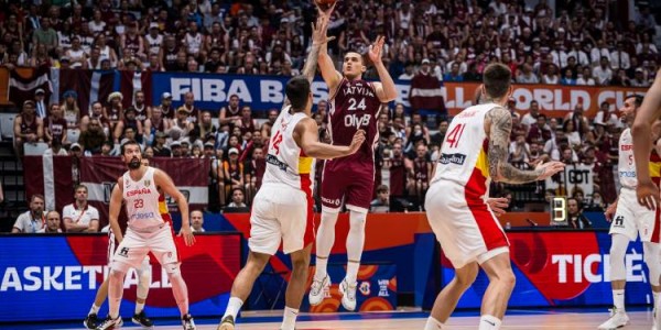 FIBA Basketball World Cup 2023: Latvia Permalukan Juara Bertahan Spanyol