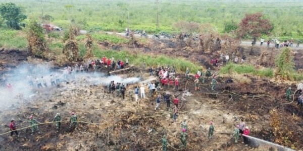 Temukan 7.376 Titik Api Konsesi Sawit  Kalbar, Walhi: Penangung Jawabnya Gak Diproses