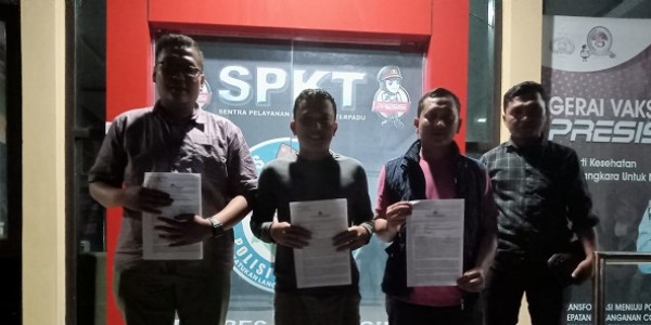 Dugaan Pencemaran Nama Baik, Darul Cs Lapor Wike Efrilla ke Polres Merangin