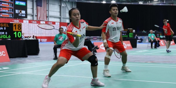 BWF World Junior Mixed Team Championships, Garuda Menang Telak atas Georgia dan Portugal