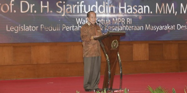 Raih KWP Award 2023, Sjarifuddin Hasan: Mendorong Saya Lebih Peduli Pada Masalah Pertahanan Dan Desa