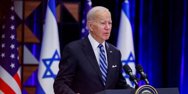 Ditanya Apakah Israel Melanggar Hukum, Biden Hanya Terdiam