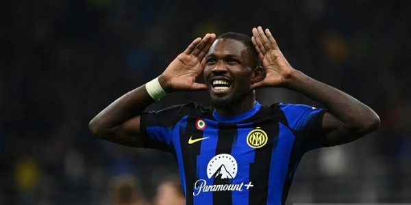 Inter Milan Raih Kemenangan atas Roma Berkat Gol Semata Wayang Thuram