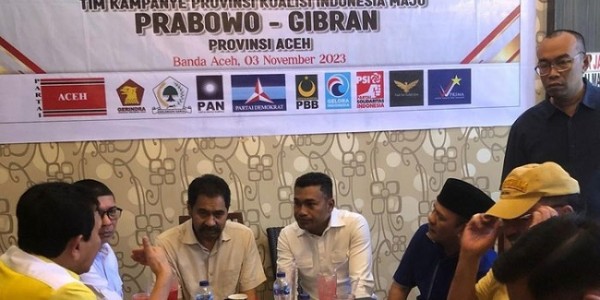 Eks Panglima GAM Ditunjuk Jadi Ketua Tim Pemenangan Prabowo-Gibran di Aceh