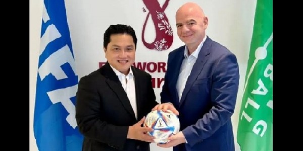 Erick Thohir: Kedatangan Gianni Infantino Menunjukkan Atensi Tinggi FIFA ke Indonesia