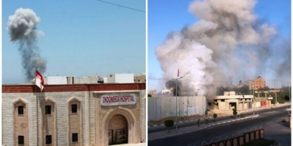 Area RS Indonesia di Gaza Dibom Israel, 20 Orang Palestina Dikabarkan Wafat