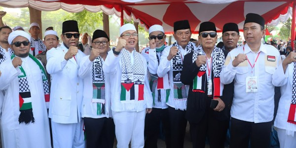 Aksi Bela Palestina, Pj Bupati Bekasi Dukung Palestina Merdeka dan Minta Akhiri Kekejaman Israel