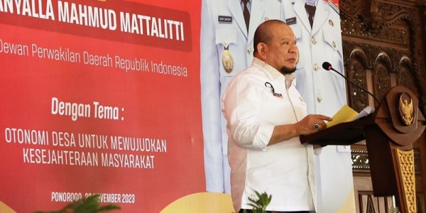 Perkuat Desa, LaNyalla: Wajar Dana Desa Semakin Besar Tiap Tahunnya