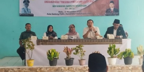Kecamatan Kedungwaringin Bekasi Gelar Pembinaan Perangkat Desa, Ini Tujuannya