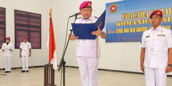 Danpusdikif Kodikmar Kodiklatal Resmikan Mayor Marinir Riska Sayogo Sebagai Dansesusmar