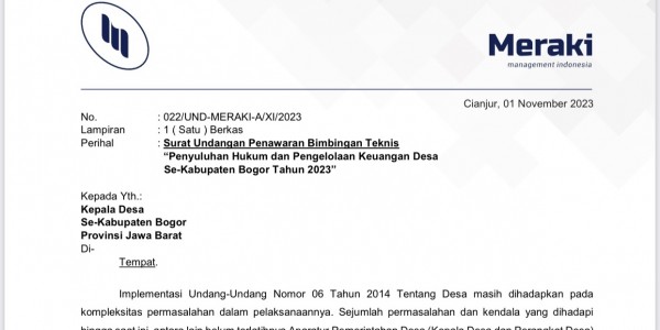 Viral Beredar Undangan Kades se-Kab. Bogor Diduga oleh Kejari, Mahasiswa Minta Bongkar Dalangnya