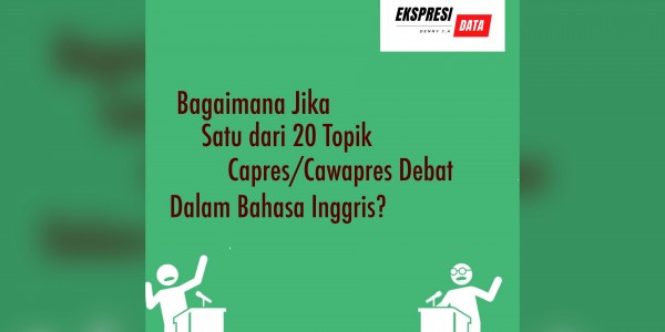 Satu Topik Saja Dari Debat Capres/Cawapres Dalam Bahasa Inggris: Mengapa?