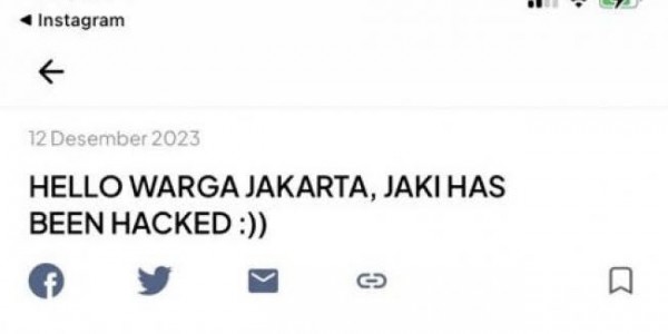Usai Dibanggakan Anies di Debat Capres, Aplikasi Jaki Diretas