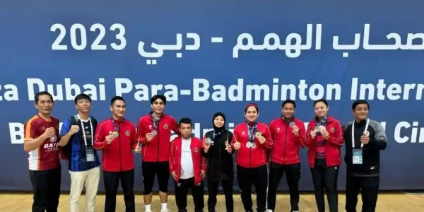 Keren, Tim Para Bulu Tangkis Indonesia Sabet 7 Medali di Dubai