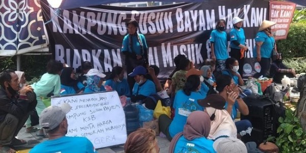Jakpro Tegaskan Belum Beri Izin eks Warga Kampung Bayam Tempati Hunian HPPO