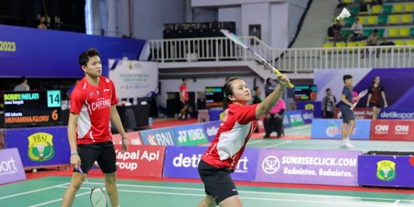 BNI Kejuaraan Nasional PBSI 2023, Debut Bobby/Melati Terus Melaju