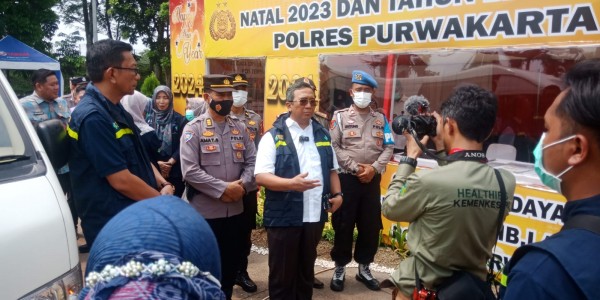 Sekjen Kemenkes RI Kunjungi Pos Pam Terpadu KBI Cikopo