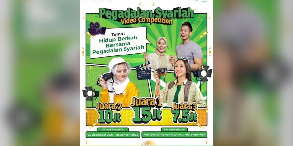 Pegadaian Syariah Gelar Writing & Video Competition 2024, Ini Syarat dan Ketentuannya
