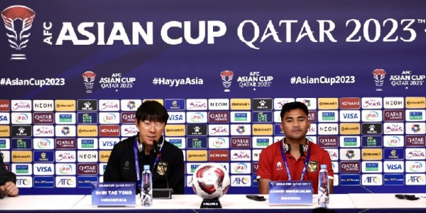 Shin Tae-yong Optimis Skuad Garuda Beri Kejutan di Laga Perdana Piala Asia 2023