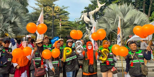 Flashmob PKS Surabaya di KBS Gelorakan Perubahan untuk Kesejahteraan Masyarakat