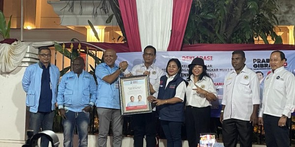 INKOP TKBM Deklarasi Dukung Prabowo-Gibran, Ingin Buruh Sejahtera Lewat Koperasi