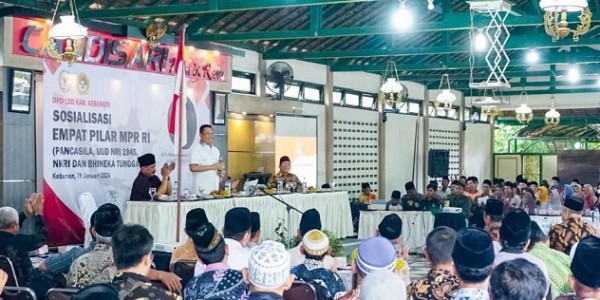 Sosialisasi Empat Pilar MPR RI Bersama LDII Kebumen, Ketua MPR RI  Ajak Cegah Keterbelahan Umat Beragama