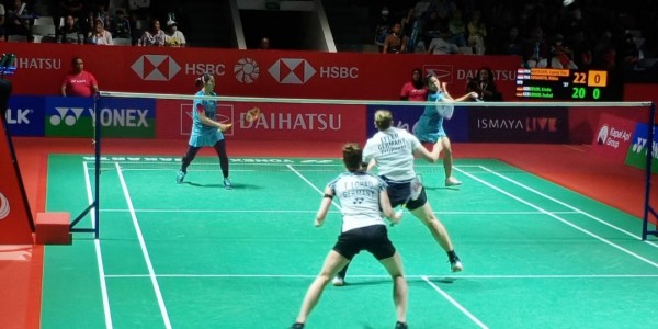 Indonesia Master 2024, Ribka/Lanny  Tumbangkan Wakil Jerman