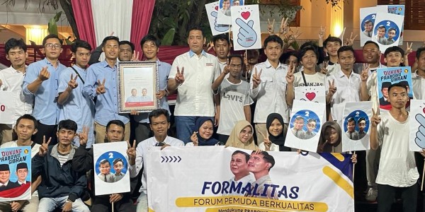 Forum Pemuda Berkualitas Deklarasi Dukung Prabowo-Gibran, Ini Harapan Mereka