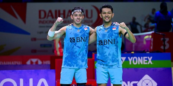 FOTO: Gregoria, Ginting hingga Fajar/Rian Lolos ke Perempat final Indonesia Masters 2024