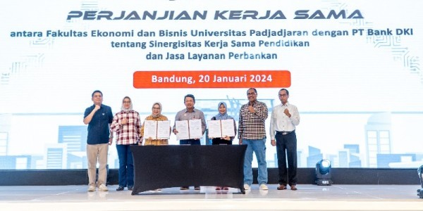 Mudahkan Transaksi di Sektor Pendidikan, Bank DKI Berkolaborasi dengan FEB Unpad dan Politeknik STIA LAN 