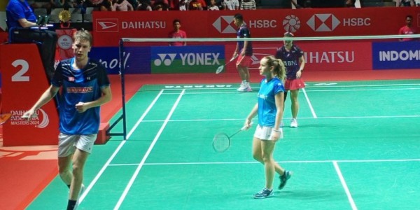 Ganda Campuran Denmark Hentikan Perjalanan Rehan/Lisa  di Indonesia Master 2024