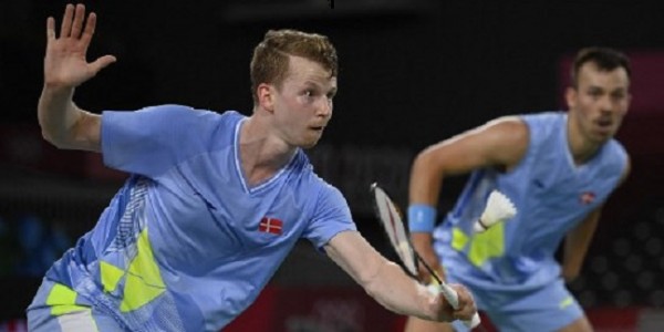 Menang Dua Gim Langsung, Astrup/Rasmussen ke Final Indonesia Master 2024 