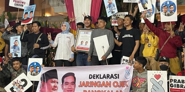 Dukung Prabowo-Gibran, Jaringan Ojek Pangkalan Minta Lapangan Pekerjaan Dibuka dan BBM Tidak Naik 