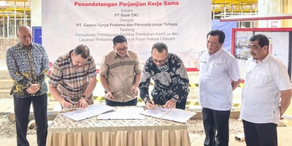Komitmen Dukung UMKM, UUS Bank DKI Hadirkan Kemudahan Pembiayaan Pembelian Kios dan Los di Pasar Rakyat Citayam