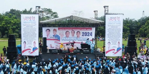 Deklarasi Prabowo-Gibran di Riau, Sahabat Bang Ara: Rakyat Ingin Pilih yang Pasti-Pasti Saja