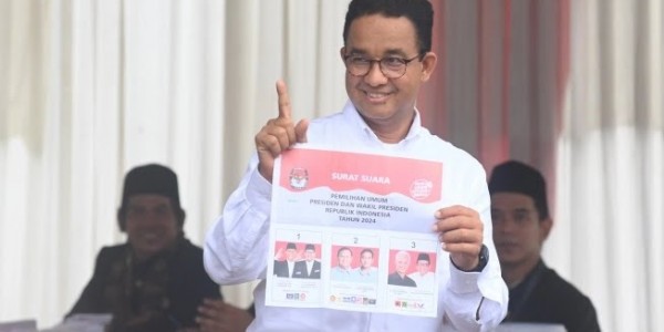 Pasangan AMIN Menang Telak di TPS Anies Nyoblos, Raih 140 Suara