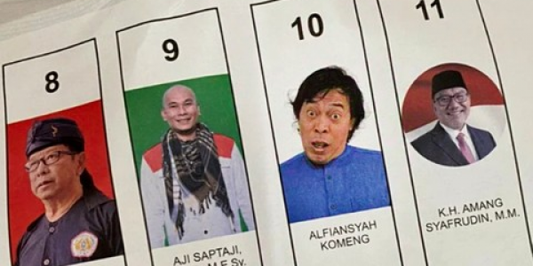 Perolehan Suara Caleg Komeng Tembus 700 Ribu, Tertinggi di Jawa Barat
