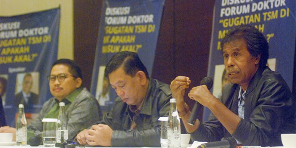 Diskusi Forum Doktor "Gugatan TSM di MK Apakah Masuk Akal?"