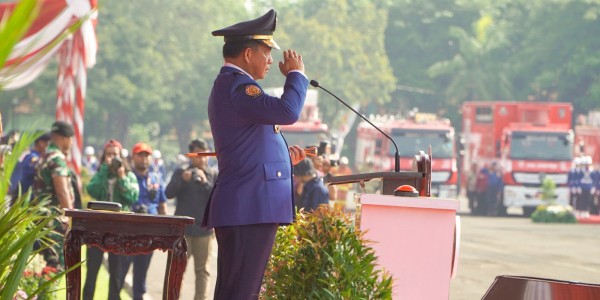 Dirdok Kodiklatal Hadiri Peringatan HUT ke-105 Pemadam Kebakaran