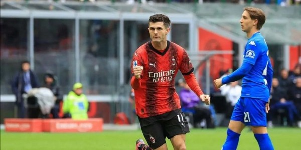 Menang Tipis 1-0 Atas Empoli, AC Milan Naik ke Peringkat Dua