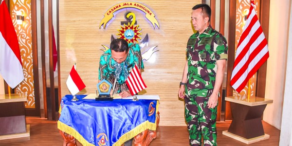 Dankodiklatal Terima Kunjungan Kerja Kepala KPPN 1 Surabaya