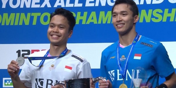 Kalahkan Ginting, Jonatan Juara All England 2024