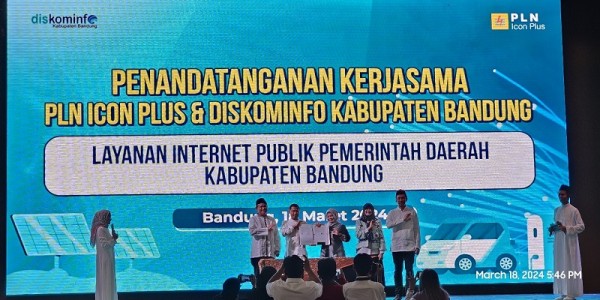 Dukung Transformasi Digital, PLN Icon Plus dan Diskominfo Kab Bandung Jalin Kerja Sama 