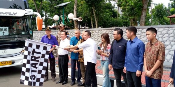 Lepaskan 9 Bus Mudik Gratis ke Sumsel, Hafisz Thohir: Semoga Kegiatan Ini Terus Berlanjut