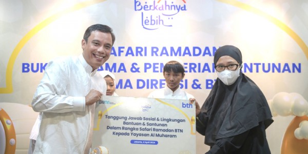 Safari Ramadan, BTN Kembali Santuni Anak Yatim