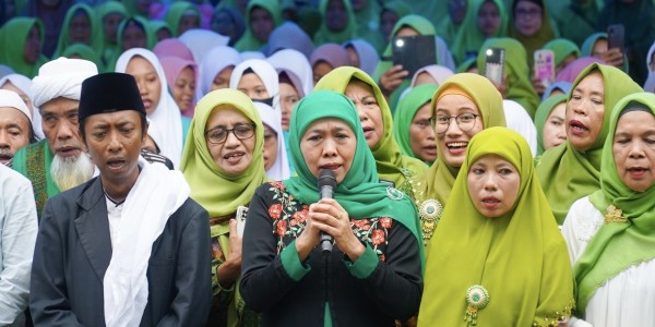 Halal Bihalal bersama Muslimat NU se-Sulawesi Tenggara, Khofifah: Ikhlaskan Berjuang di Jalan NU