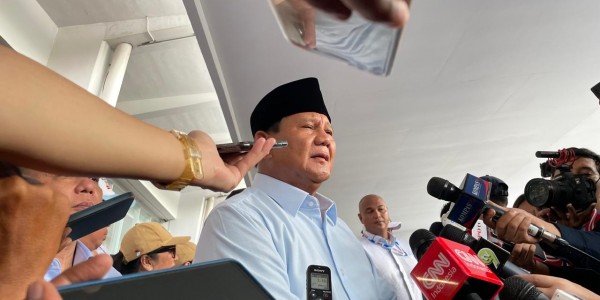 Prabowo: Terima Kasih MK Sudah Menjalankan Tugas yang Berat
