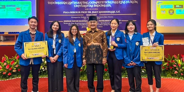 Delegasi FH Unair Sabet Juara I dan Best Speaker ILDC 2024